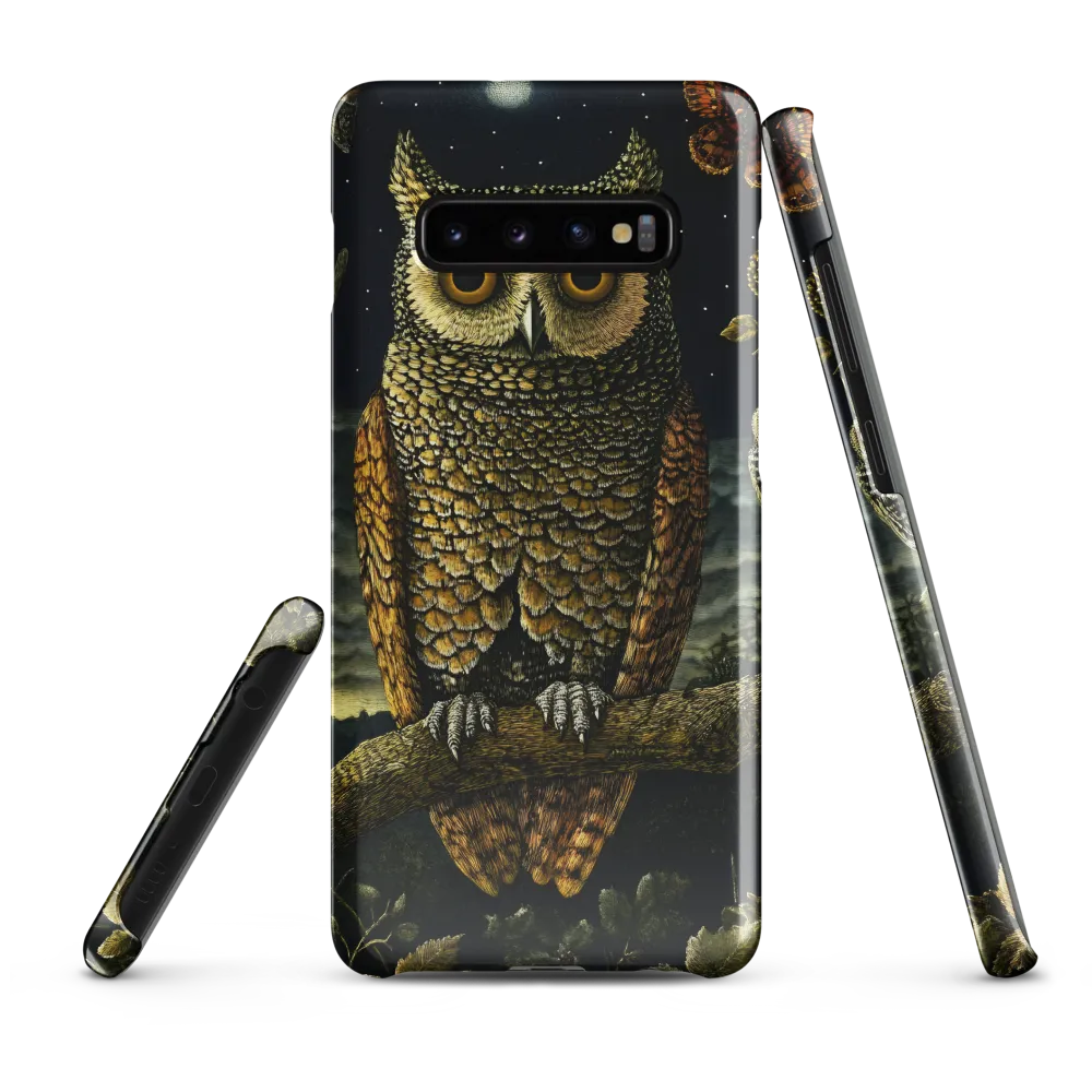 Mystical Night: The Guardian Owl | Phone Case |  S10 Plus | Snap Case | Glossy