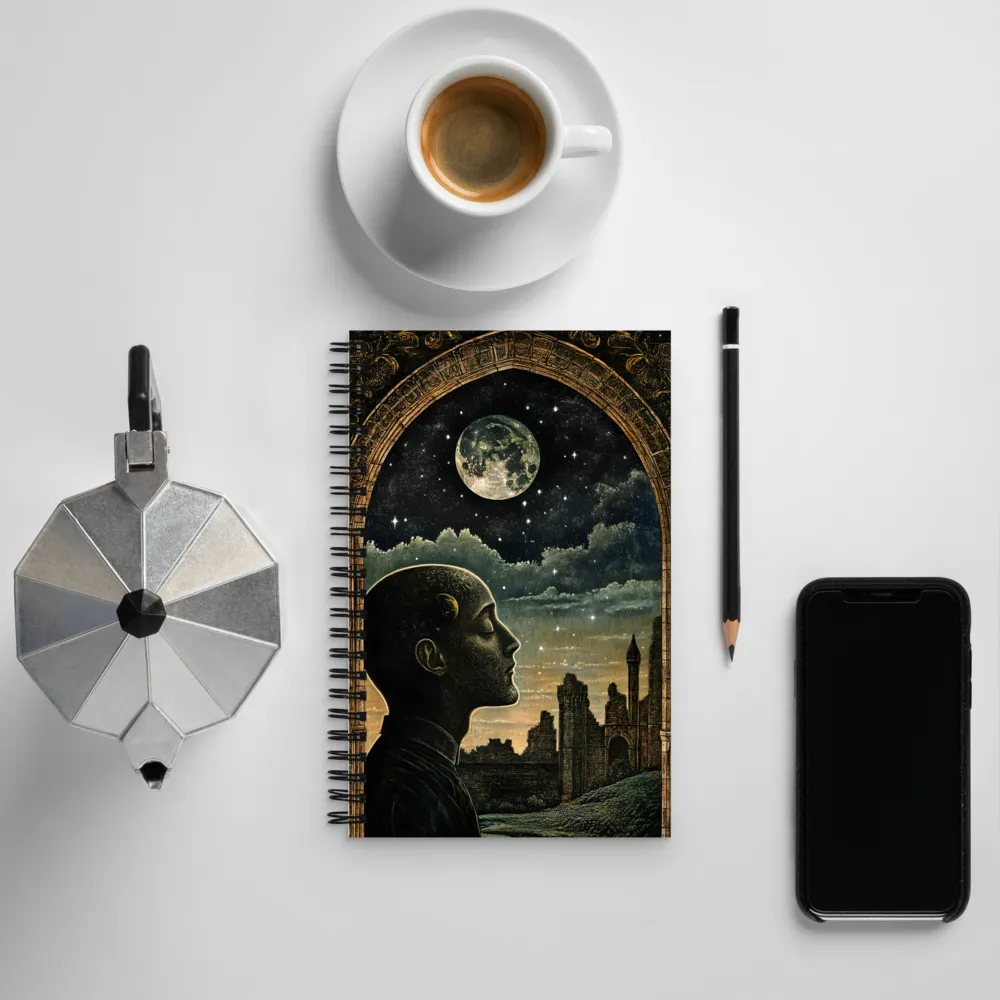 Whispers of the Moon | Spiral Notebook