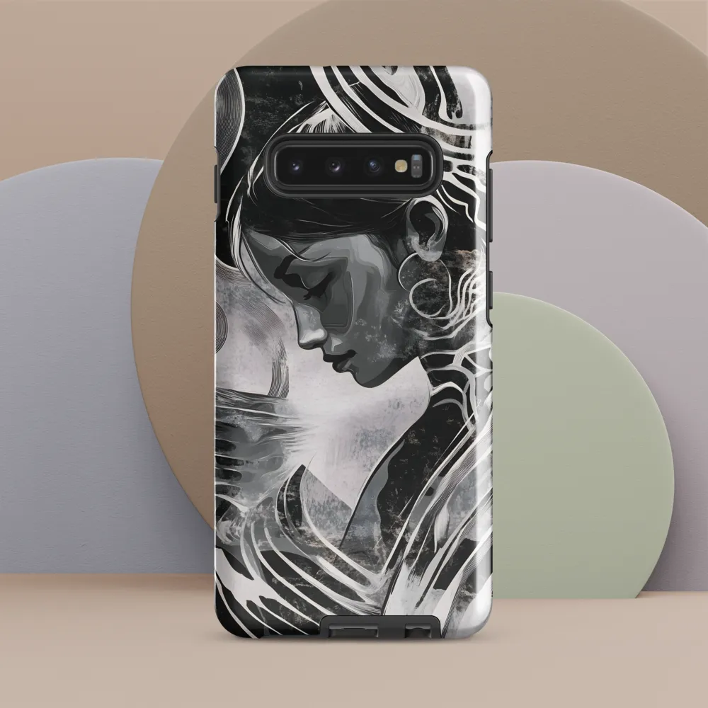 In the Flow of Shadows | Phone Case |  S10 Plus | Tough Case | Glossy