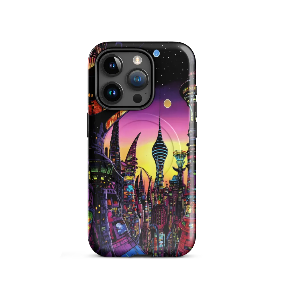 Futuristic Cityscape at Dusk