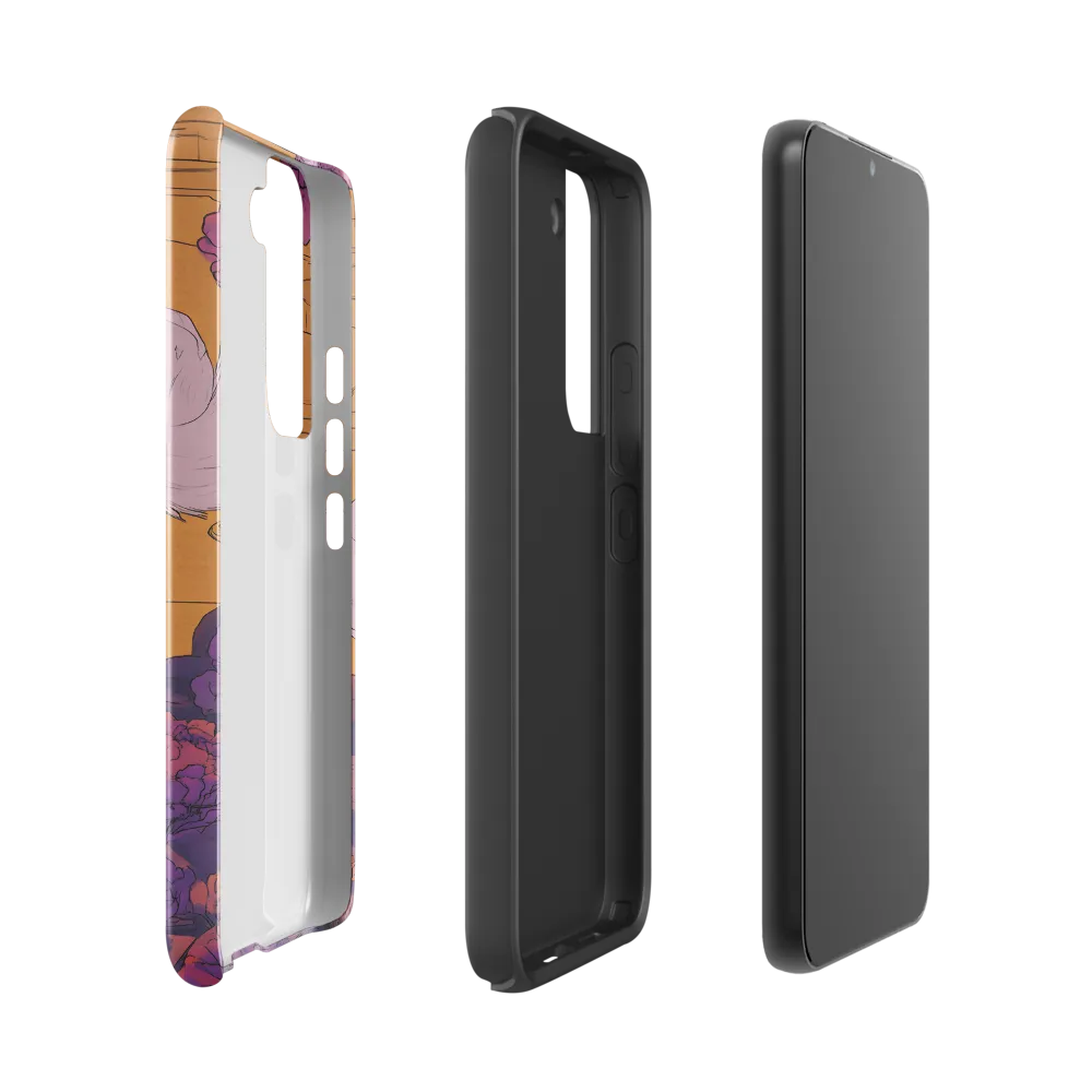 Whispers of the Violet Dawn | Phone Case |  S22 | Tough Case | Glossy