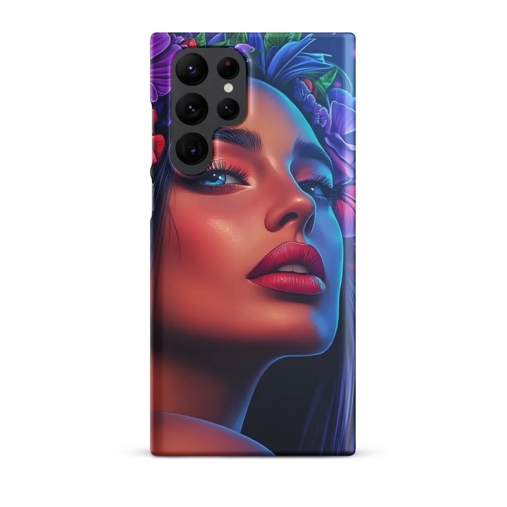 Radiance of the Floral Queen | Phone Case |  S22 Ultra | Snap Case | Matte