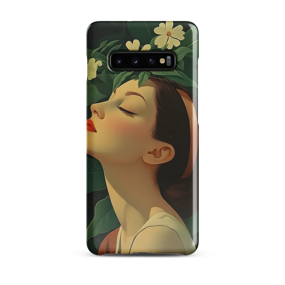 Serenity in Bloom | Phone Case |  S10 Plus | Snap Case | Glossy