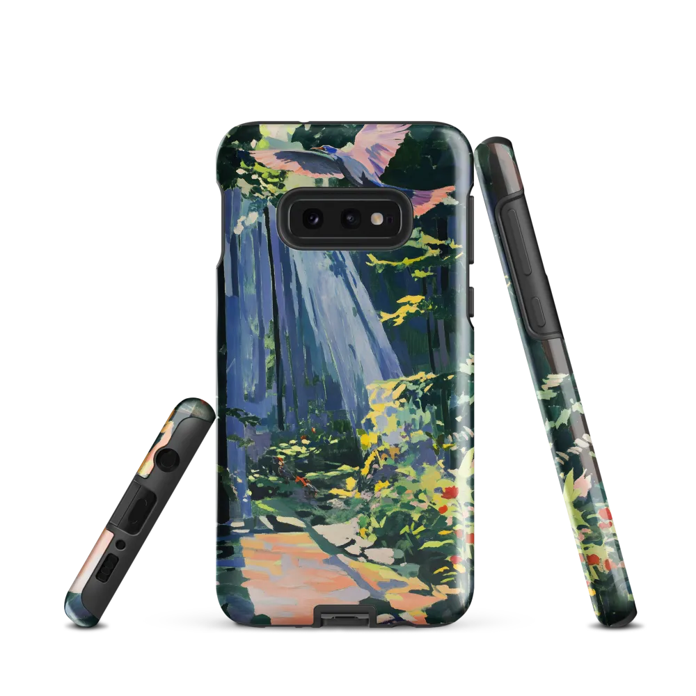 Flight of Light: A Serene Forest | Phone Case |  S10e | Tough Case | Glossy