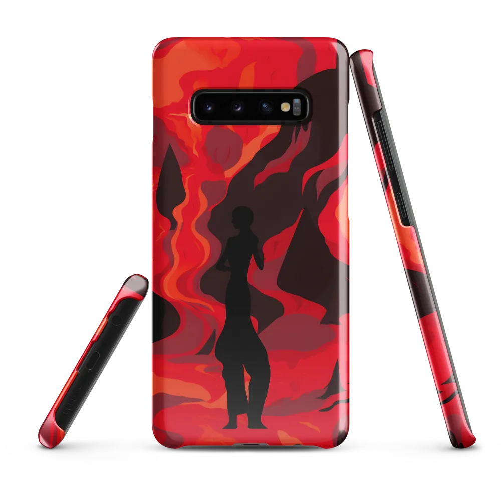 Inferno's Embrace | Phone Case |  S10 Plus | Snap Case | Glossy