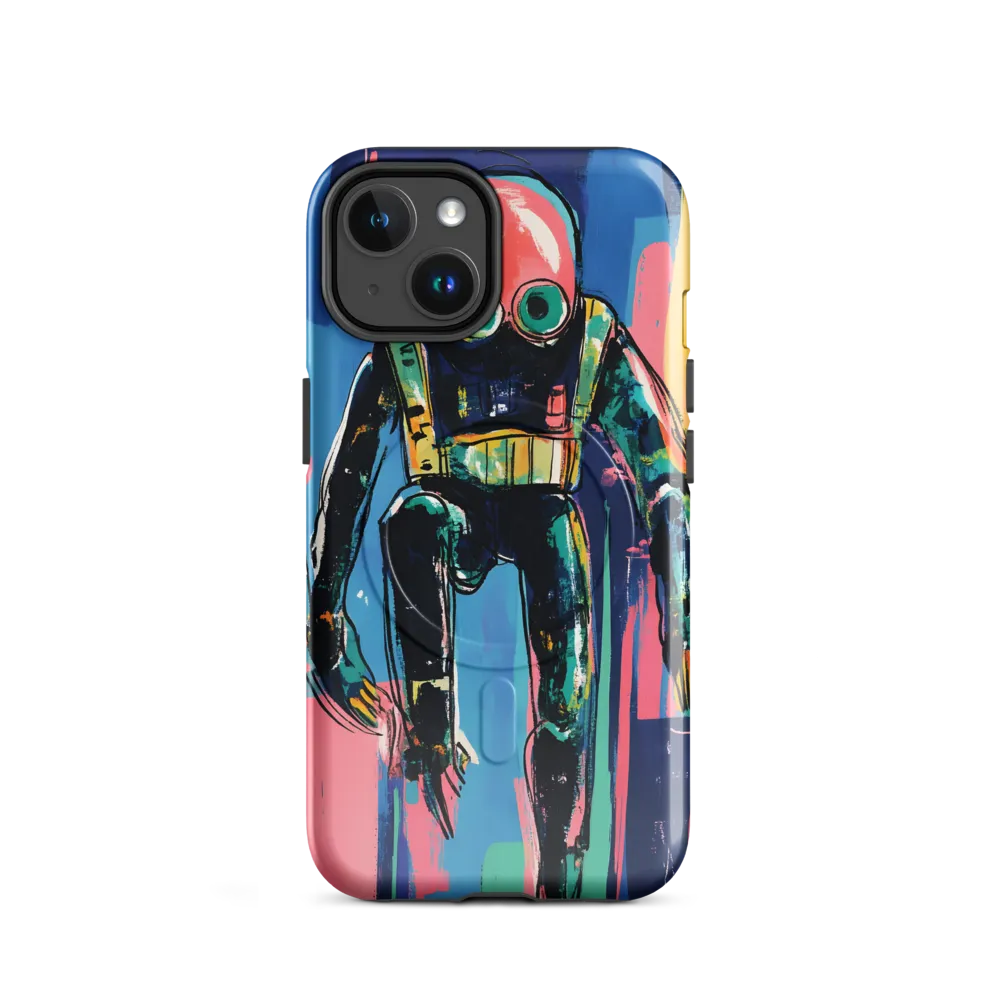 Diver in Vibrant Motion