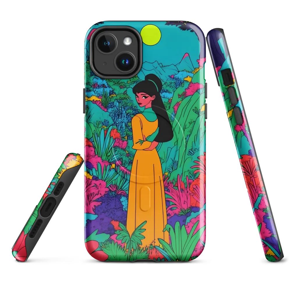 Ethereal Serenity in a Psychedelic Landscape