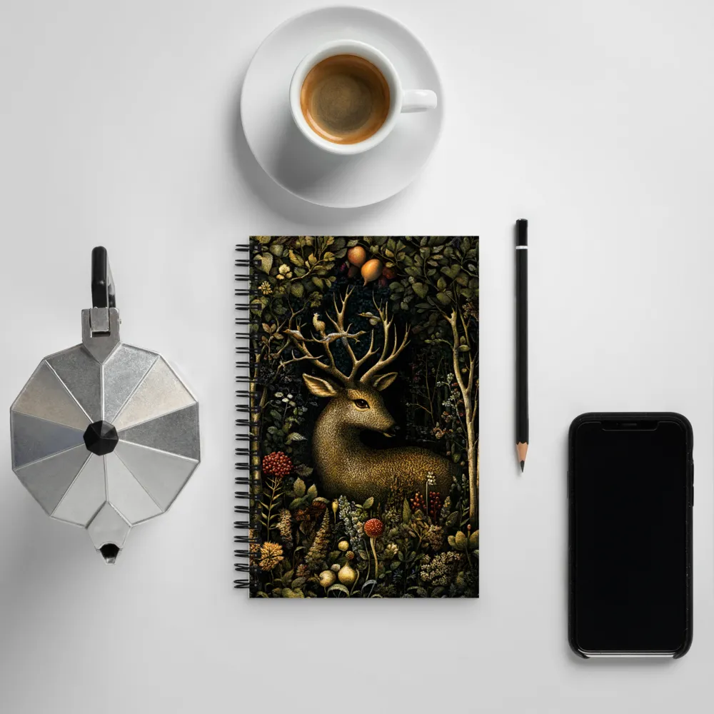 Enchanted Forest Guardian | Spiral Notebook