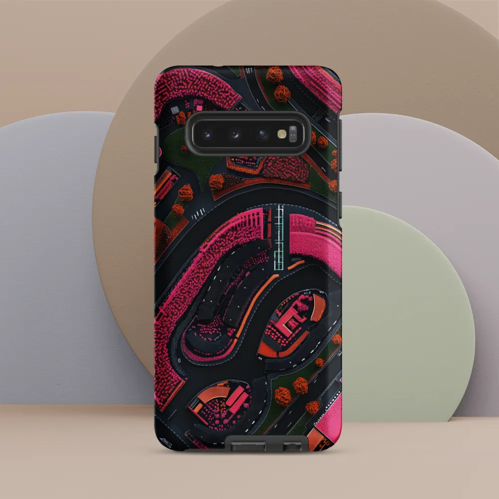 Urban Floral Symphony | Phone Case |  S10 | Tough Case | Matte