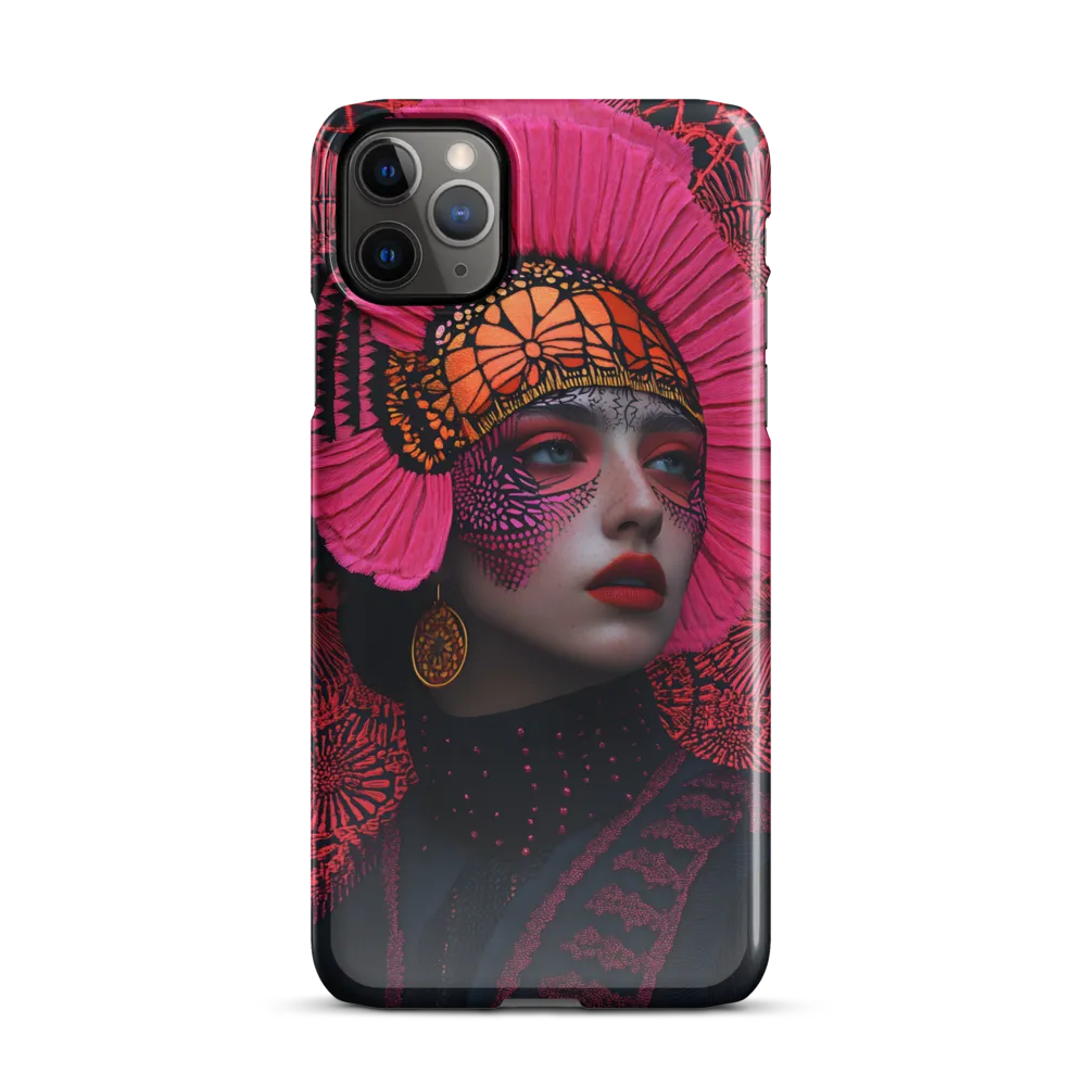 Bold Elegance: A Contemporary Portrait | Phone Case |  11 Pro Max | Snap Case | Glossy