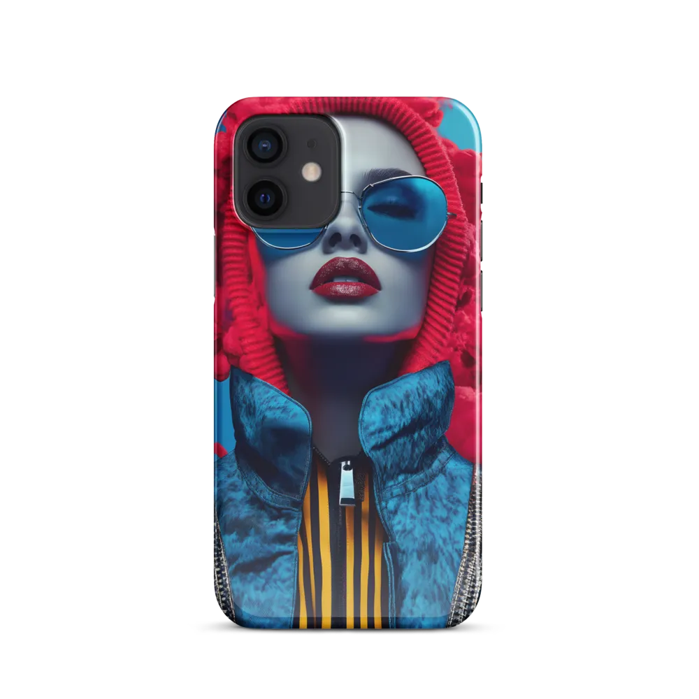 Bold Elegance in Digital Fashion | Phone Case |  12 | Snap Case | Glossy