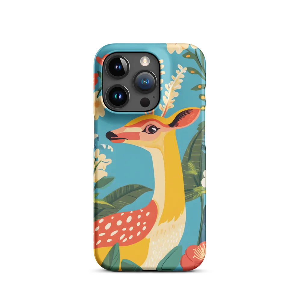 Serene Majesty: A Vibrant Deer Amidst Flora