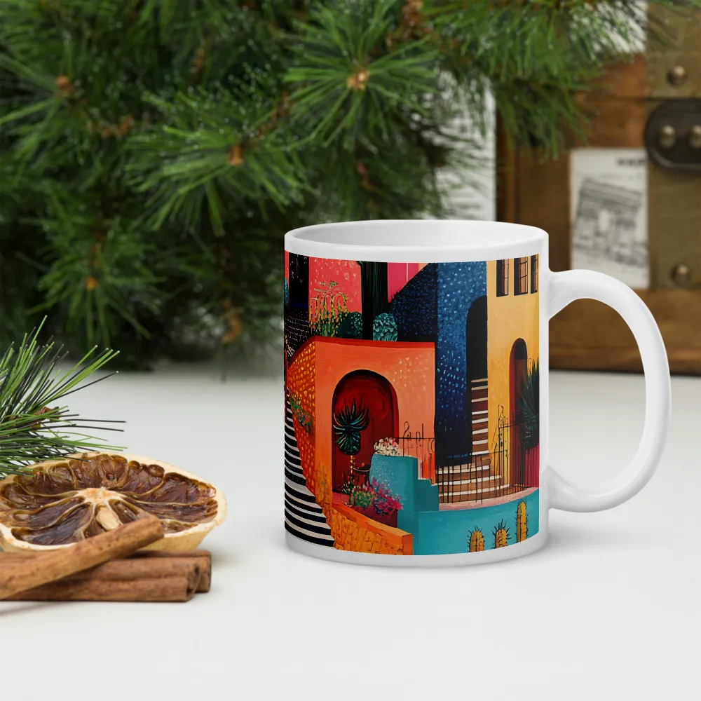 Colorful Architectural Harmony | Mugs | Multiple Sizes & Colors