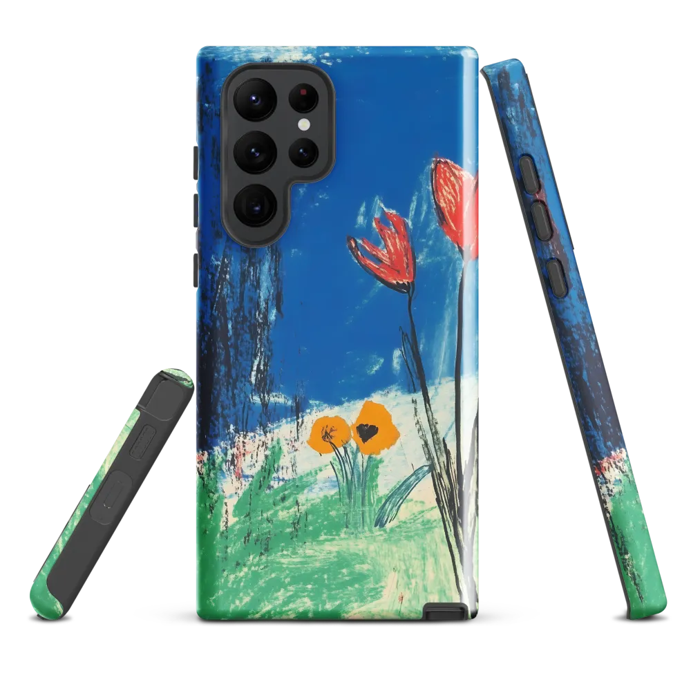 Joyful Blossoms in Blue