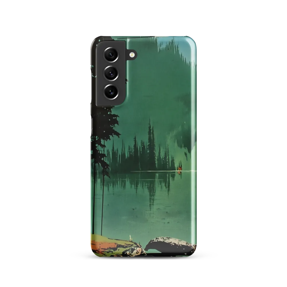 Serenity Reflected: A Tranquil Lake Scene