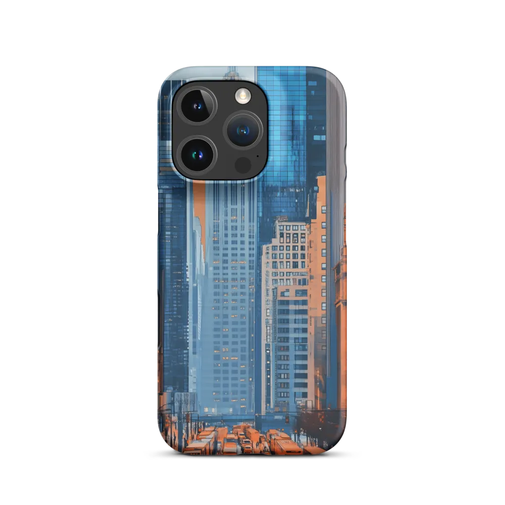 Urban Symphony in Blue and Orange