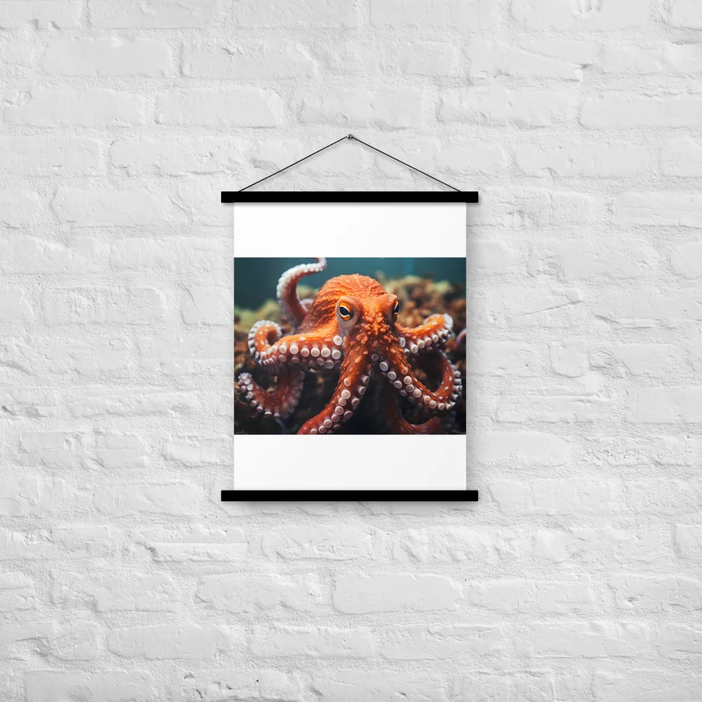 Curious Depths | Poster With Black Wood Hanger | 18″×24″