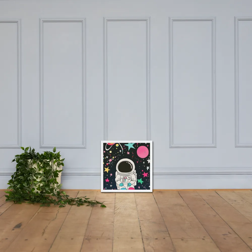 Cosmic Dreamer | Poster with White Frame | 16″×16″