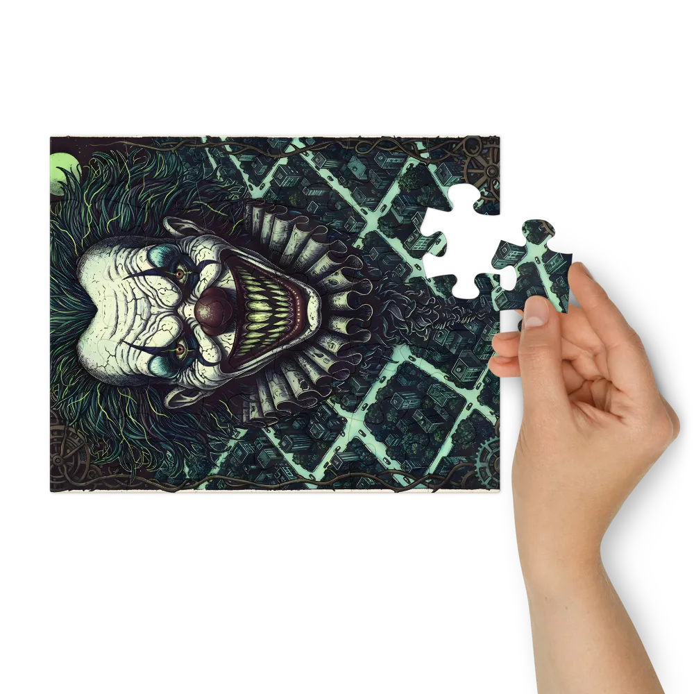 Nightmare Clown 
 Jigsaw Puzzle in Tin Box