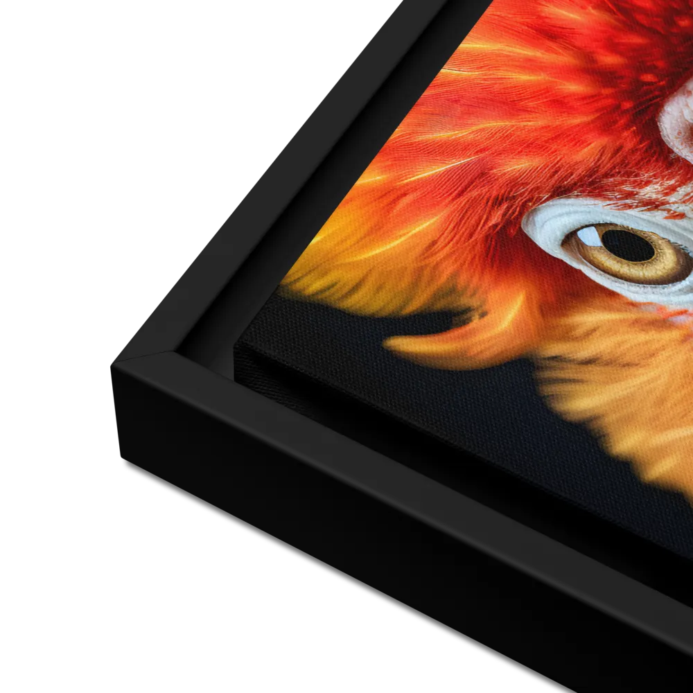 The Fiery Gaze of the Parrot