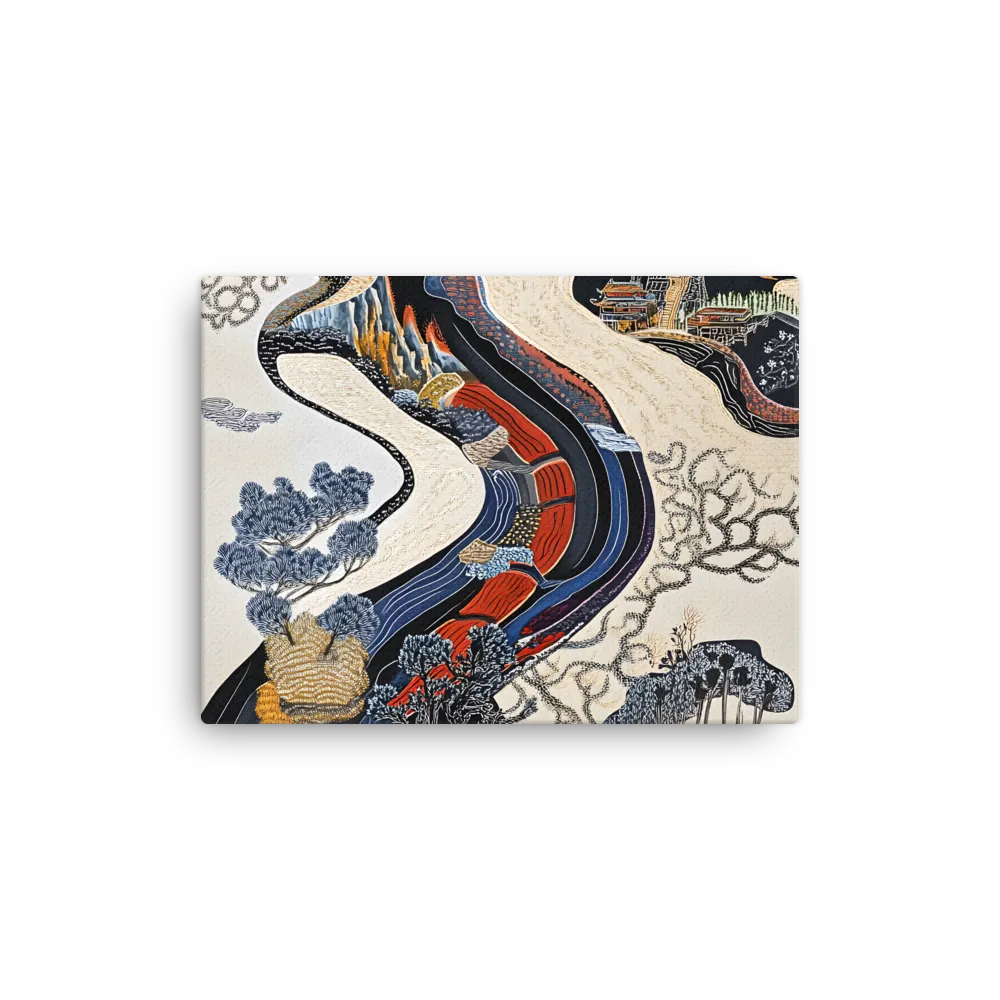 Flow of Tranquility | Thin Canvas | 12″×16″