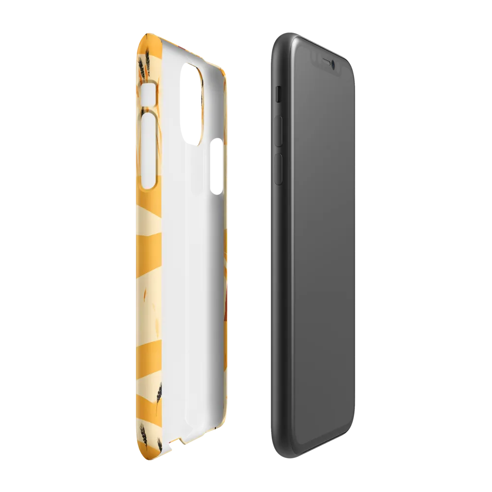 Embracing the Fields: A Floral Journey | Phone Case |  11 | Snap Case | Glossy