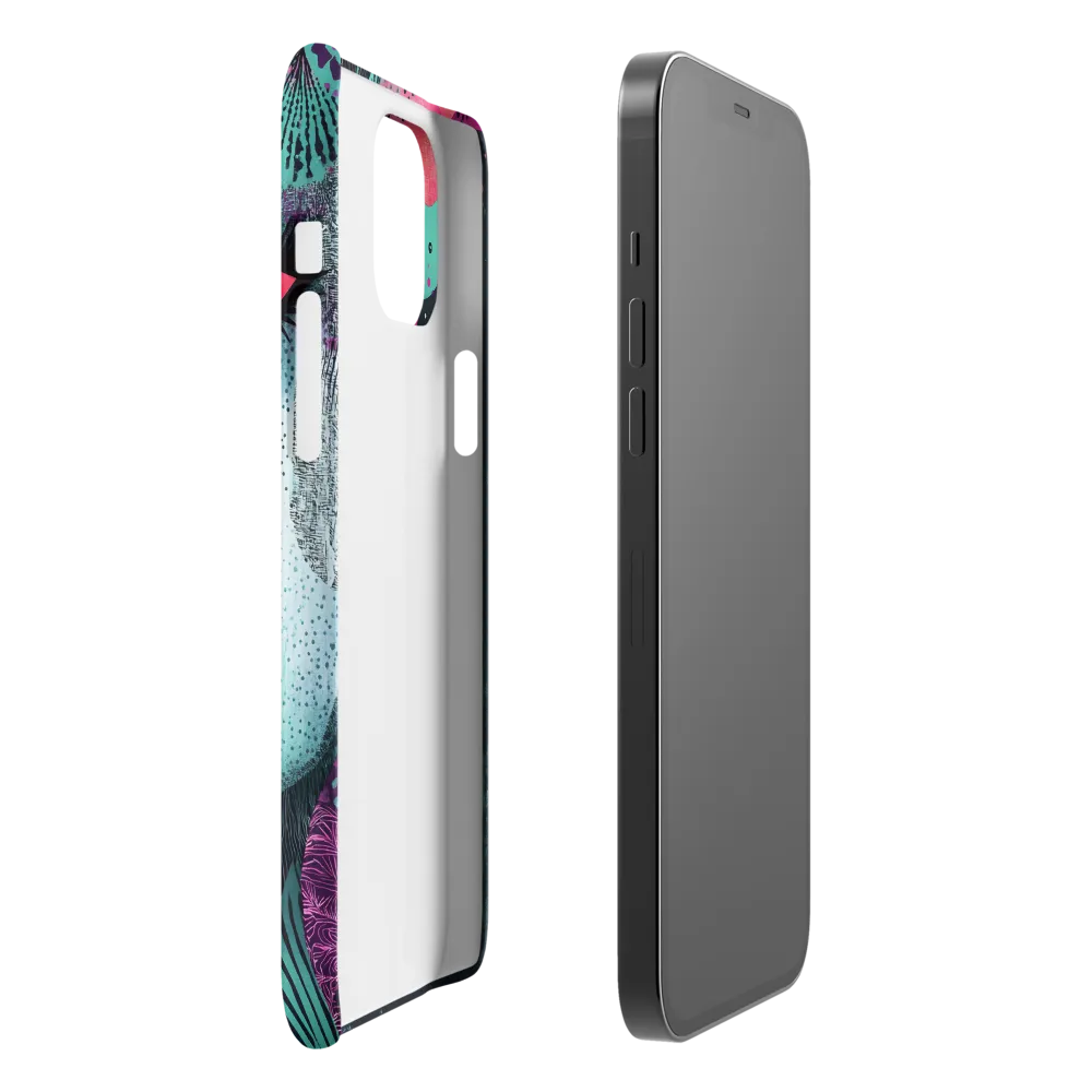 Mystical Beauty in Blue and Pink | Phone Case |  12 Pro Max | Snap Case | Matte