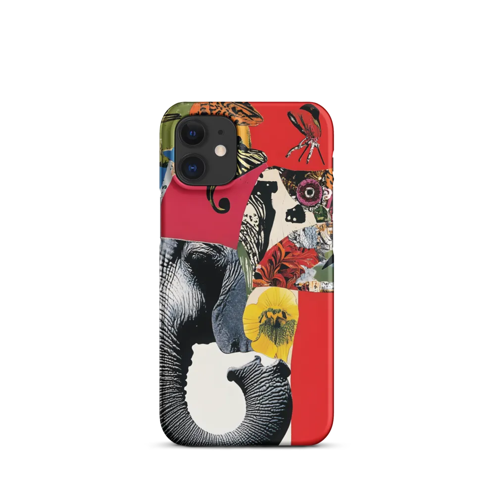 Whimsical Elephant: A Vibrant Collage of Life