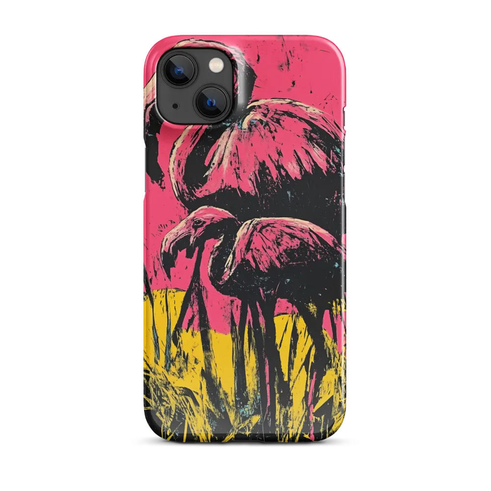Flamingo Duet: A Pop Art Expression