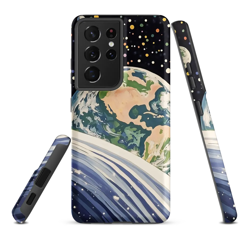 Celestial View: A Surreal Journey Through Space