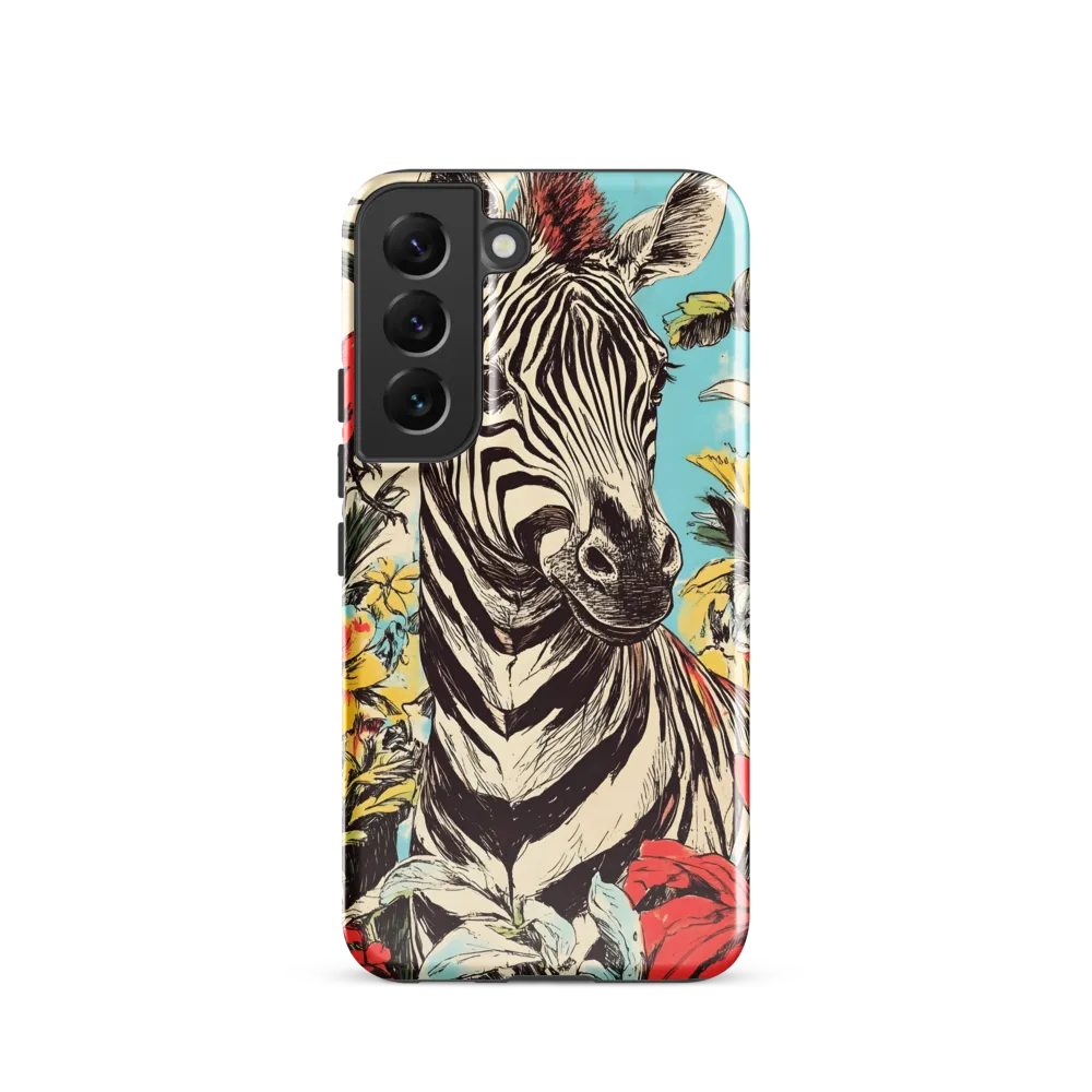 Zebra in Tropical Reverie