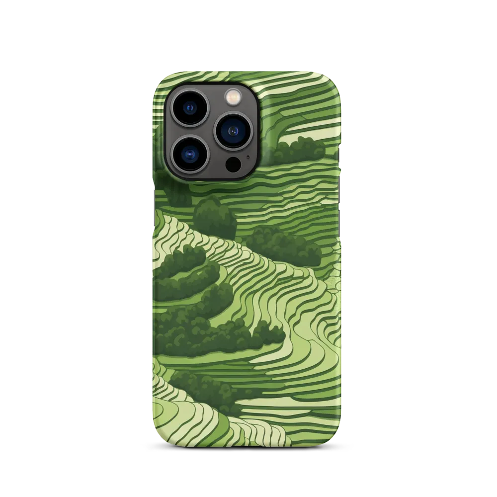 Waves of Green: An Abstract Landscape