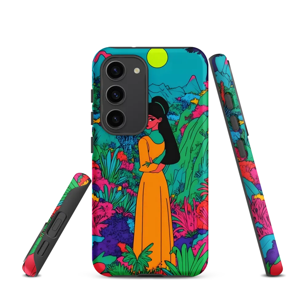 Ethereal Serenity in a Psychedelic Landscape