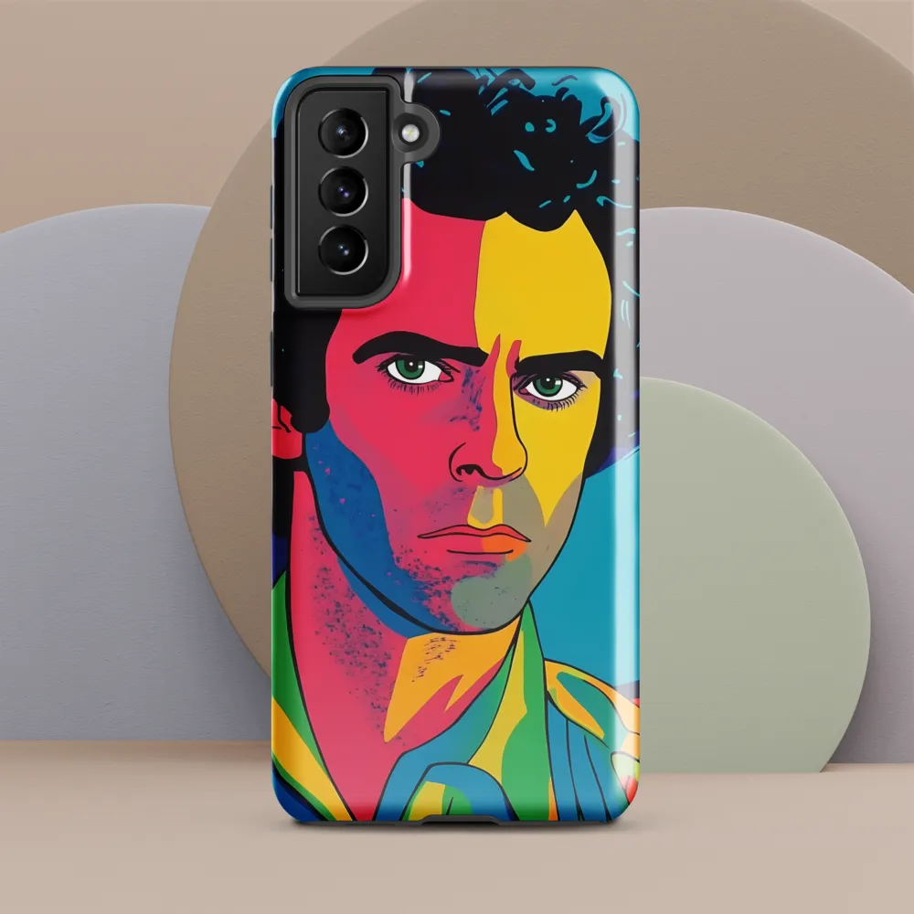 Electric Visage: A Portrait of Vibrance