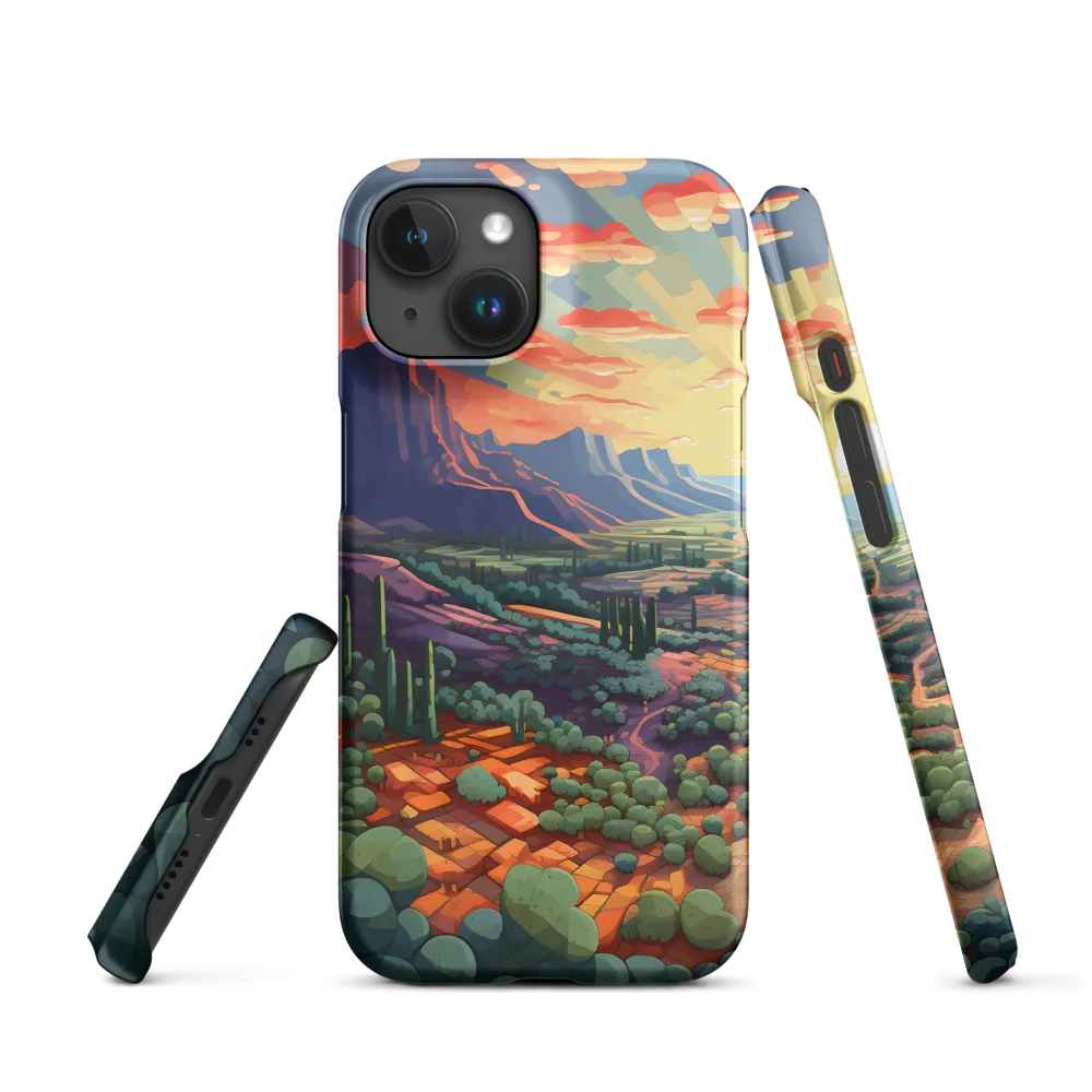 Desert Serenity at Dusk | Phone Case |  15 | Snap Case | Matte