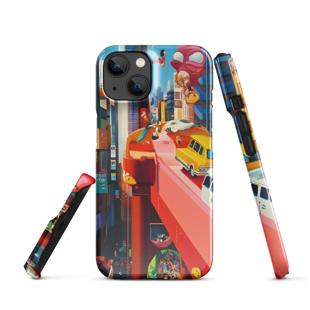 Urban Whimsy: A Colorful Cityscape