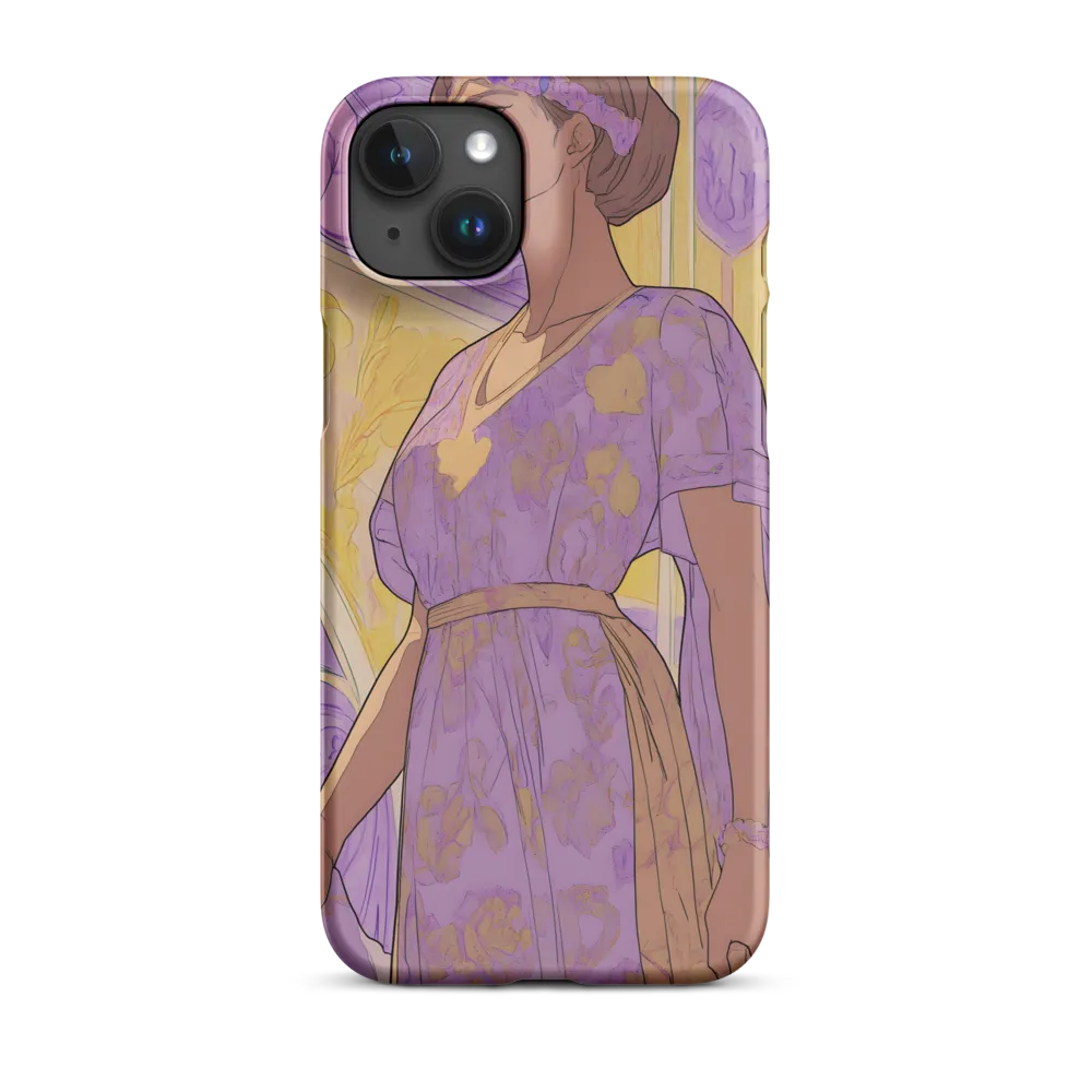Elegance in Floral Harmony | Phone Case |  15 Plus | Snap Case | Matte