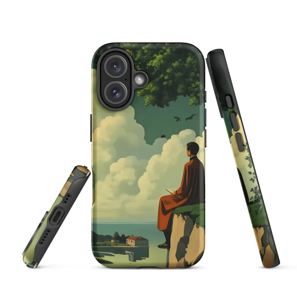 Meditation at the Edge of Serenity | Phone Case |  16 | Tough Case | Matte