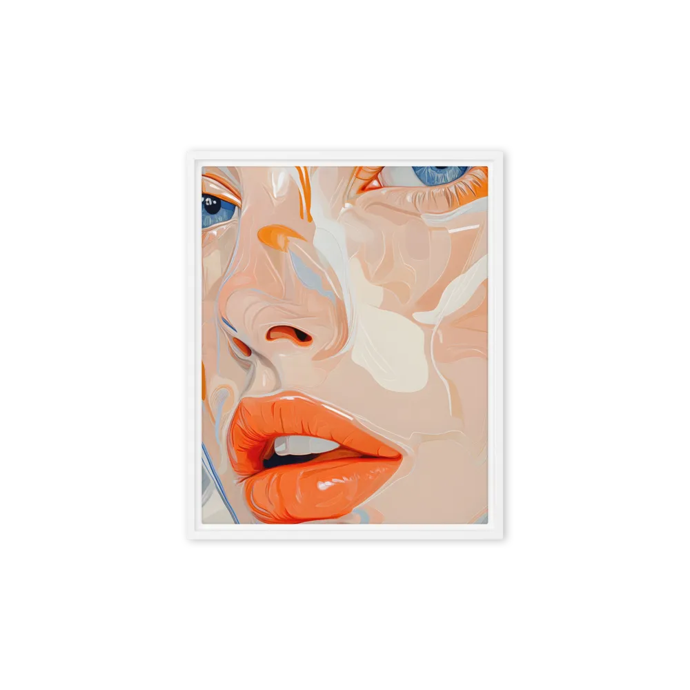 Ethereal Expressions | Canvas with White Frame | 8″×10″