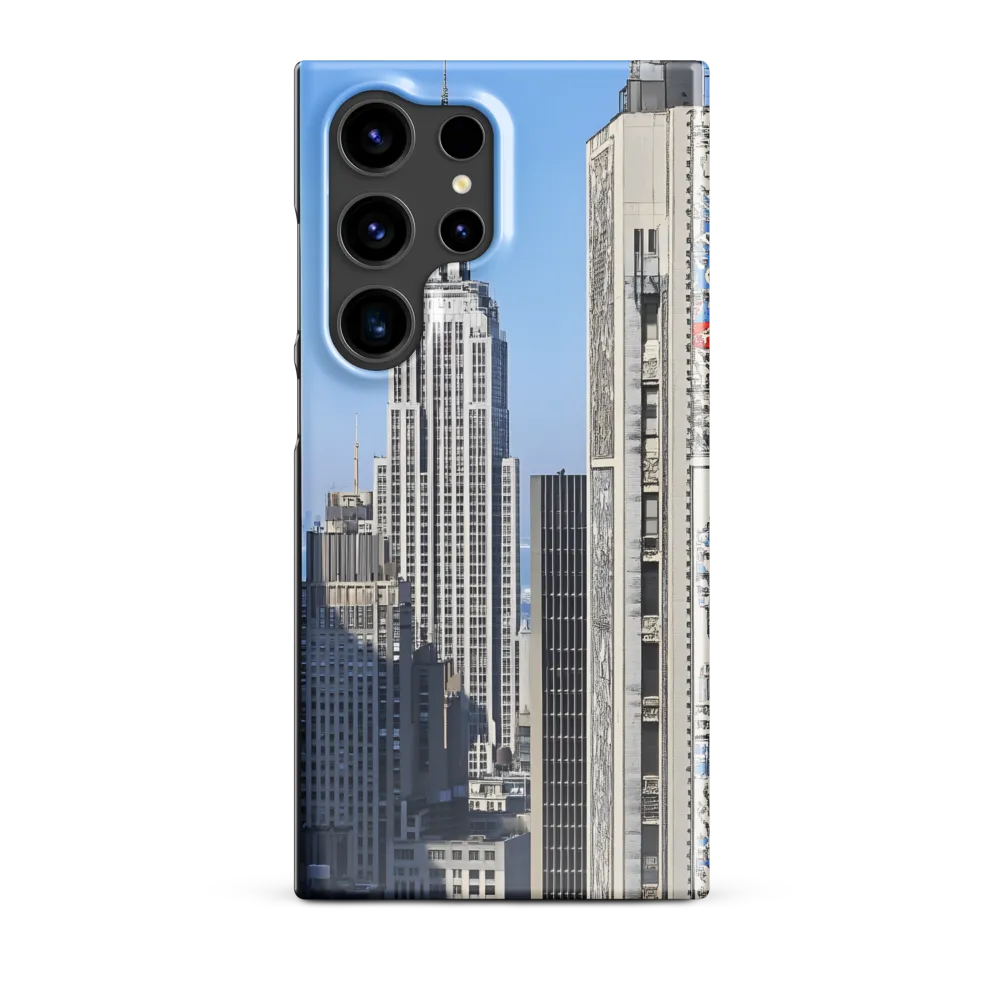 Urban Elegance: New York's Iconic Skyline | Phone Case |  S24 Ultra | Snap Case | Glossy