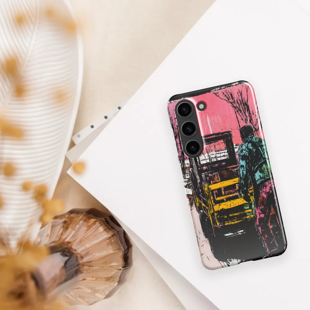 Resilience in Winter's Grip | Phone Case |  S23 | Snap Case | Glossy