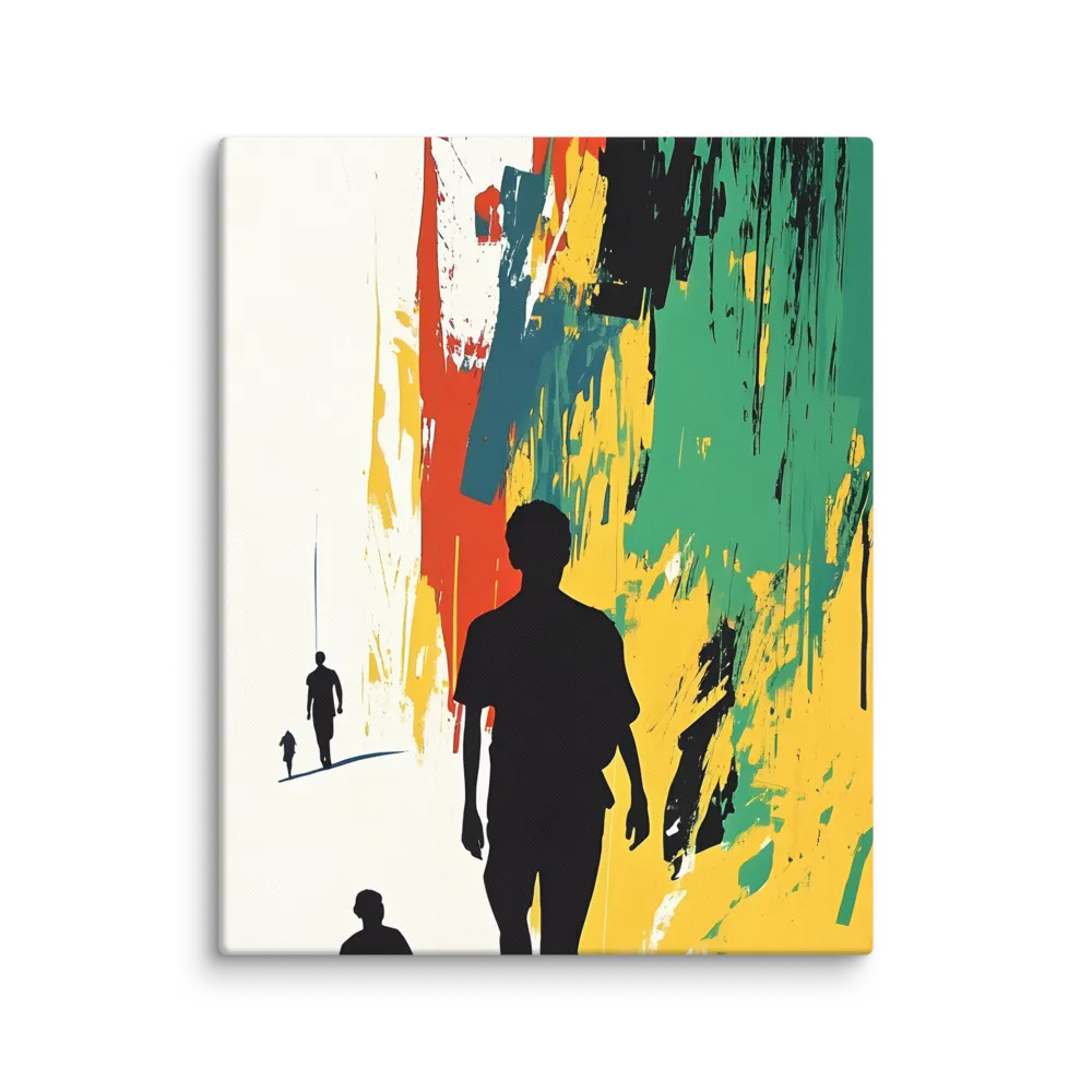 Journey of Silhouettes | Canvas | 16″×20″