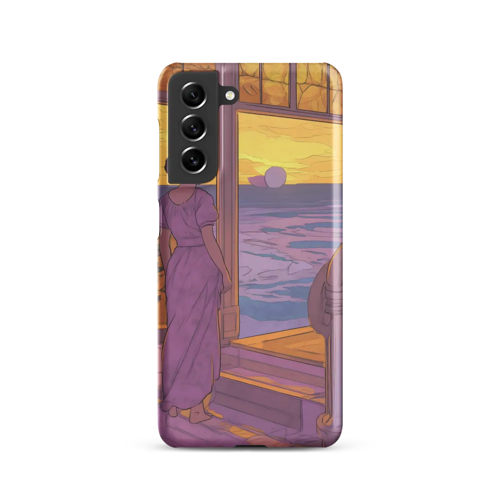 Whispers of the Sunset | Phone Case |  S21 | Snap Case | Matte