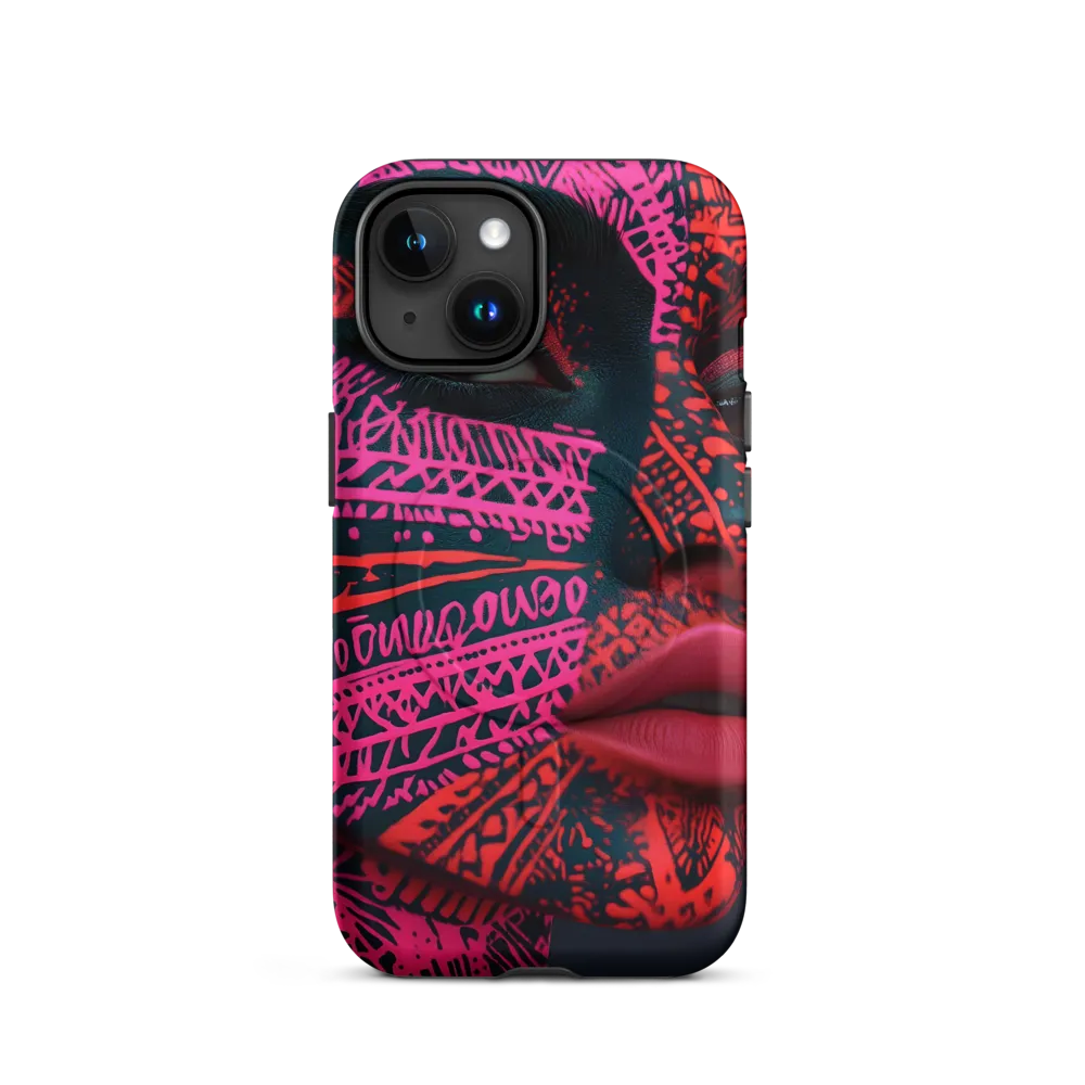 Neon Visage: A Bold Expression of Contemporary Art