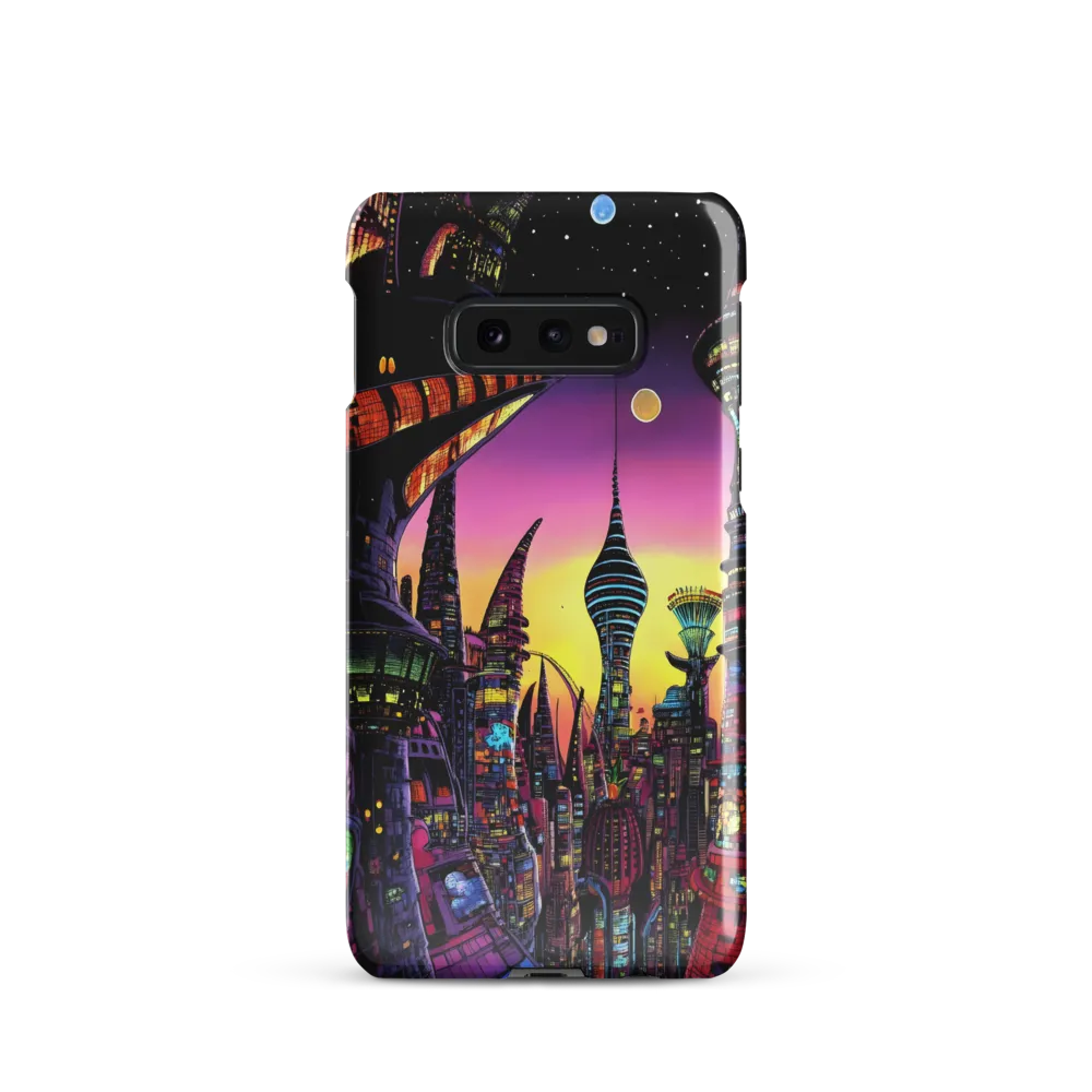 Futuristic Cityscape at Dusk