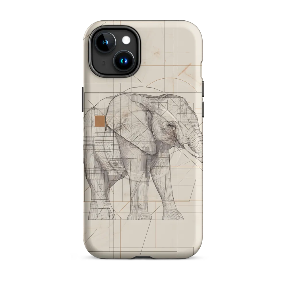 Geometric Elegance: The Steel Elephant