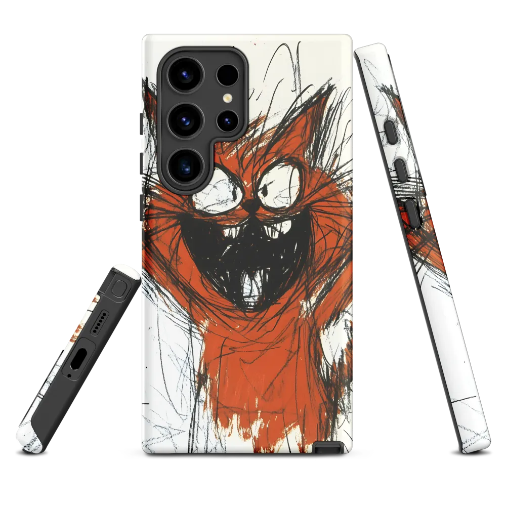 Joyful Cat Creation | Phone Case |  S24 Ultra | Tough Case | Matte
