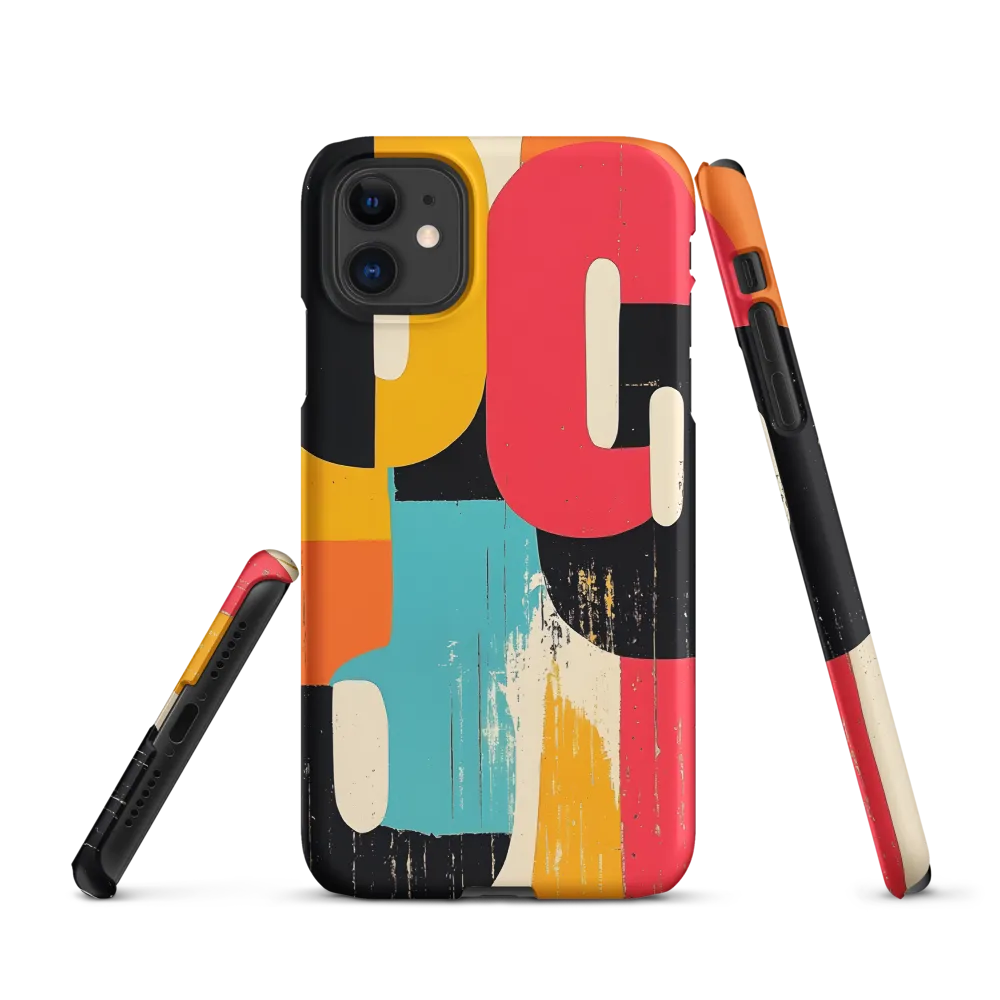 Colorful Curves: Numbers in Harmony | Phone Case |  11 | Snap Case | Matte