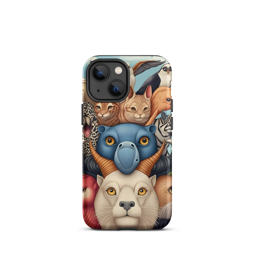 Harmonious Echoes of Wildlife | Phone Case |  13 mini | Tough Case | Matte