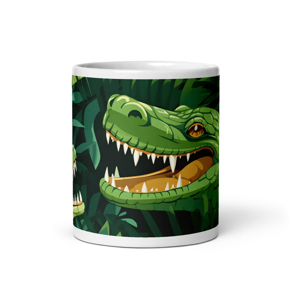 Fierce Crocodilian Medley | Mug with White inside | 11 oz